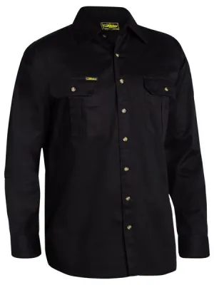 Bisley BS6433 Original Cotton Drill Shirt (Long Sleeve)