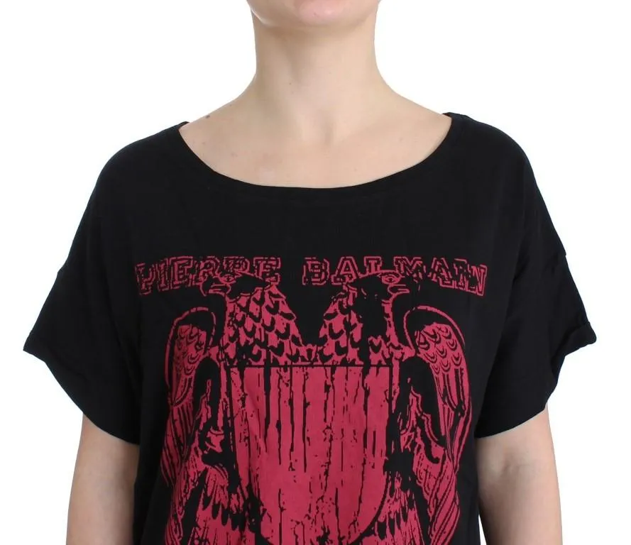 Black branded t-shirt