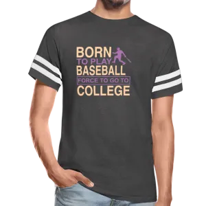 BORN TO PLAY BASEBALL Vintage Sport T-Shirt