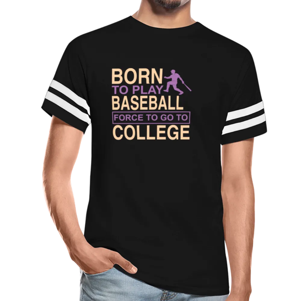 BORN TO PLAY BASEBALL Vintage Sport T-Shirt