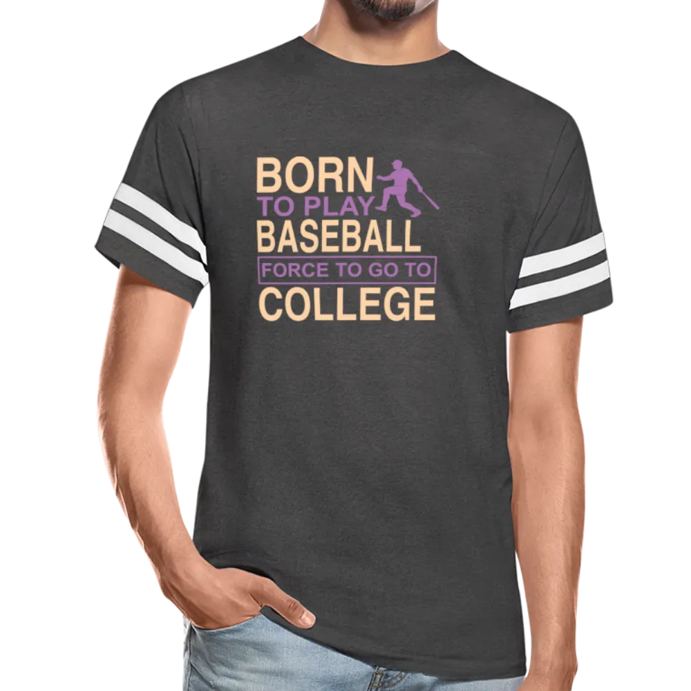BORN TO PLAY BASEBALL Vintage Sport T-Shirt