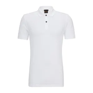 BOSS Mens Prime Slim-fit Polo Shirt in Cotton piqué
