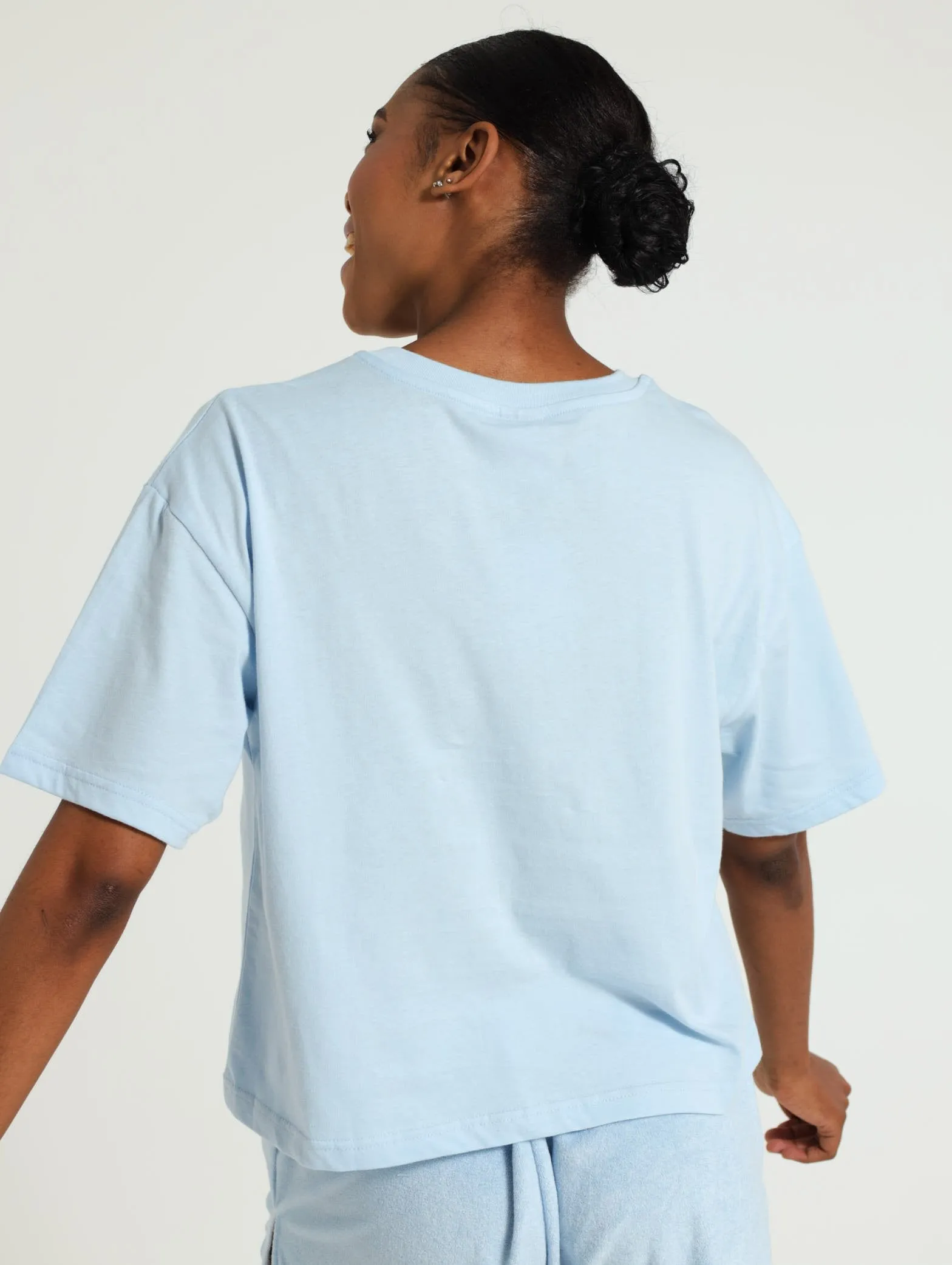 Boxy Pj Tee - Blue