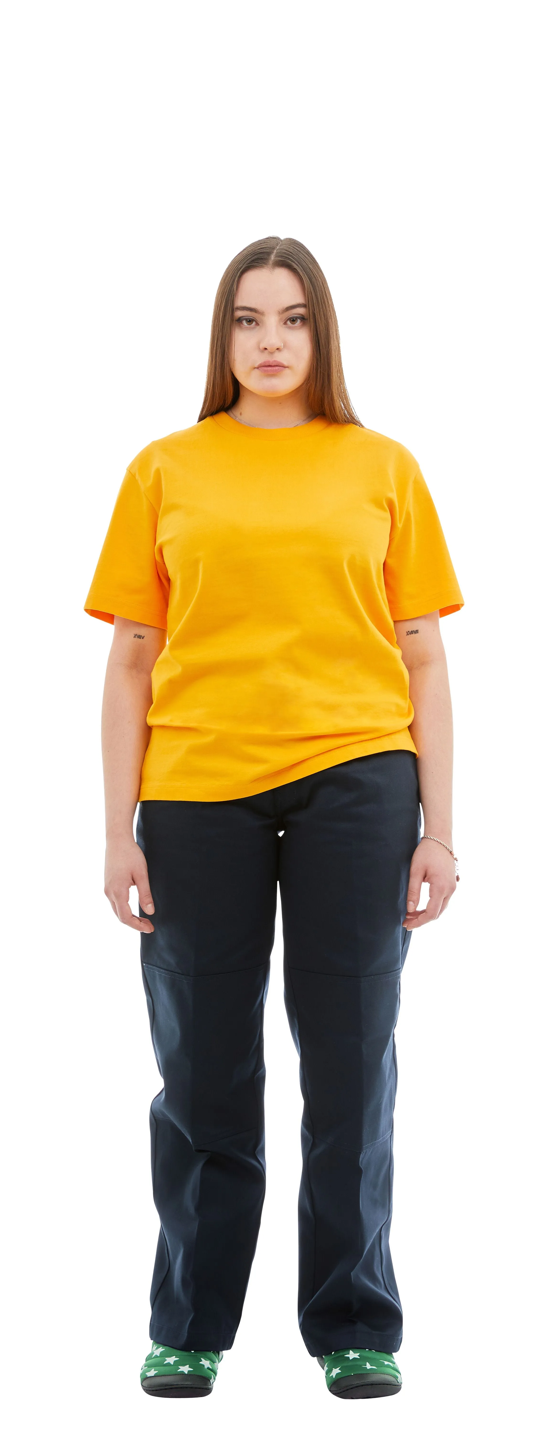 Boxy T-Shirt, Saffron