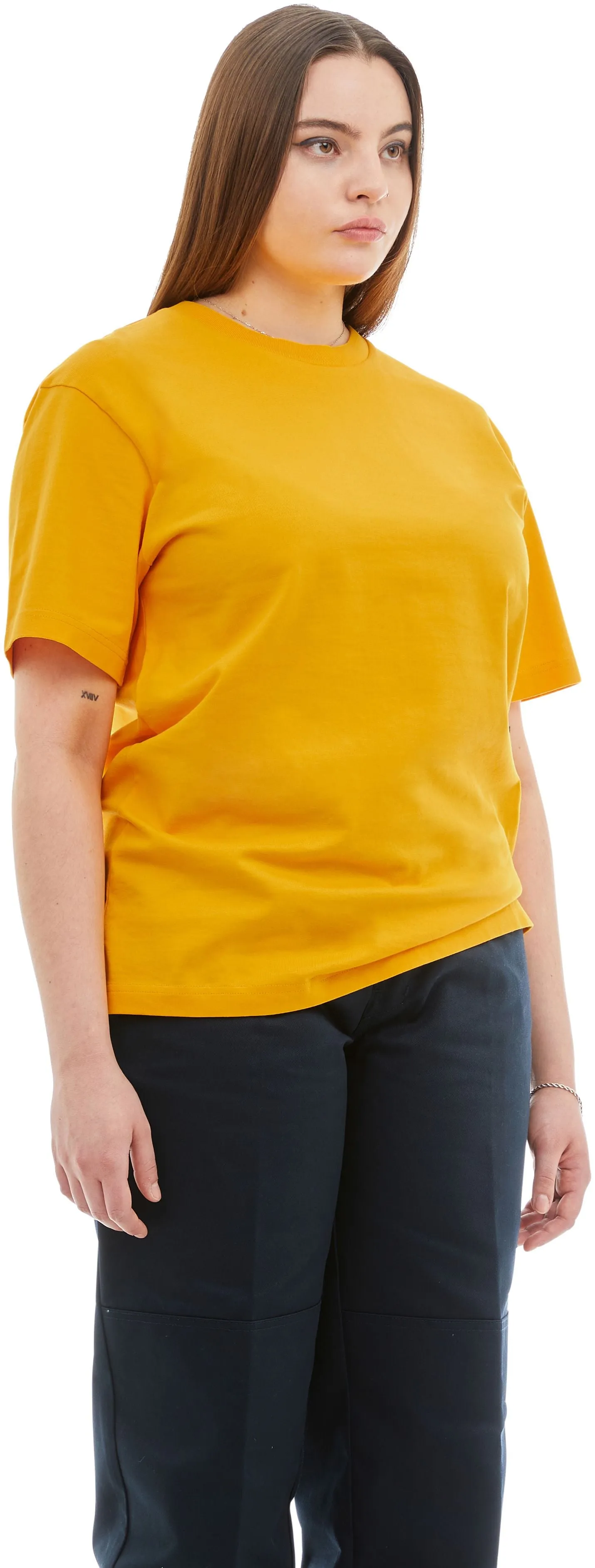 Boxy T-Shirt, Saffron