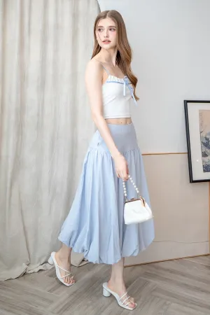 BRIA BUBBLE SKIRT IN BLUE
