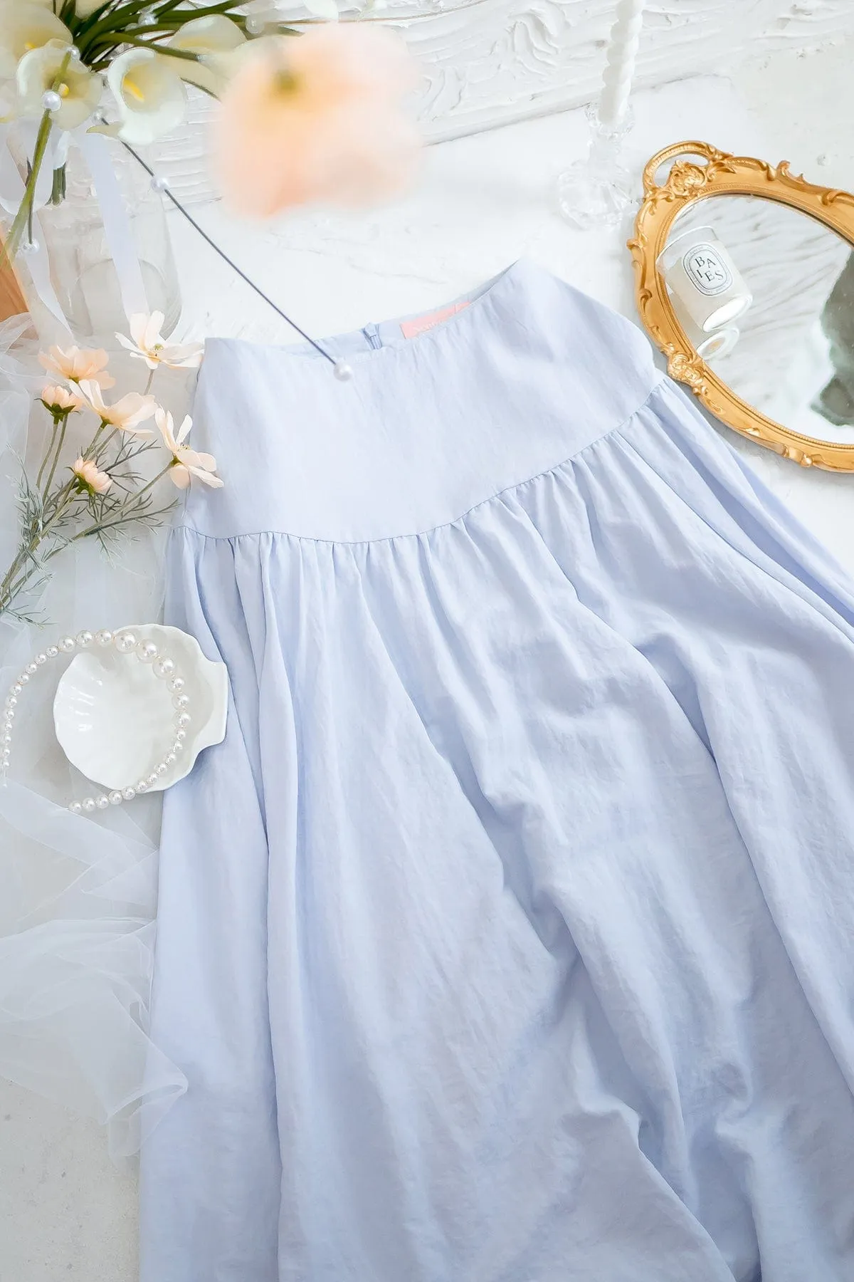 BRIA BUBBLE SKIRT IN BLUE