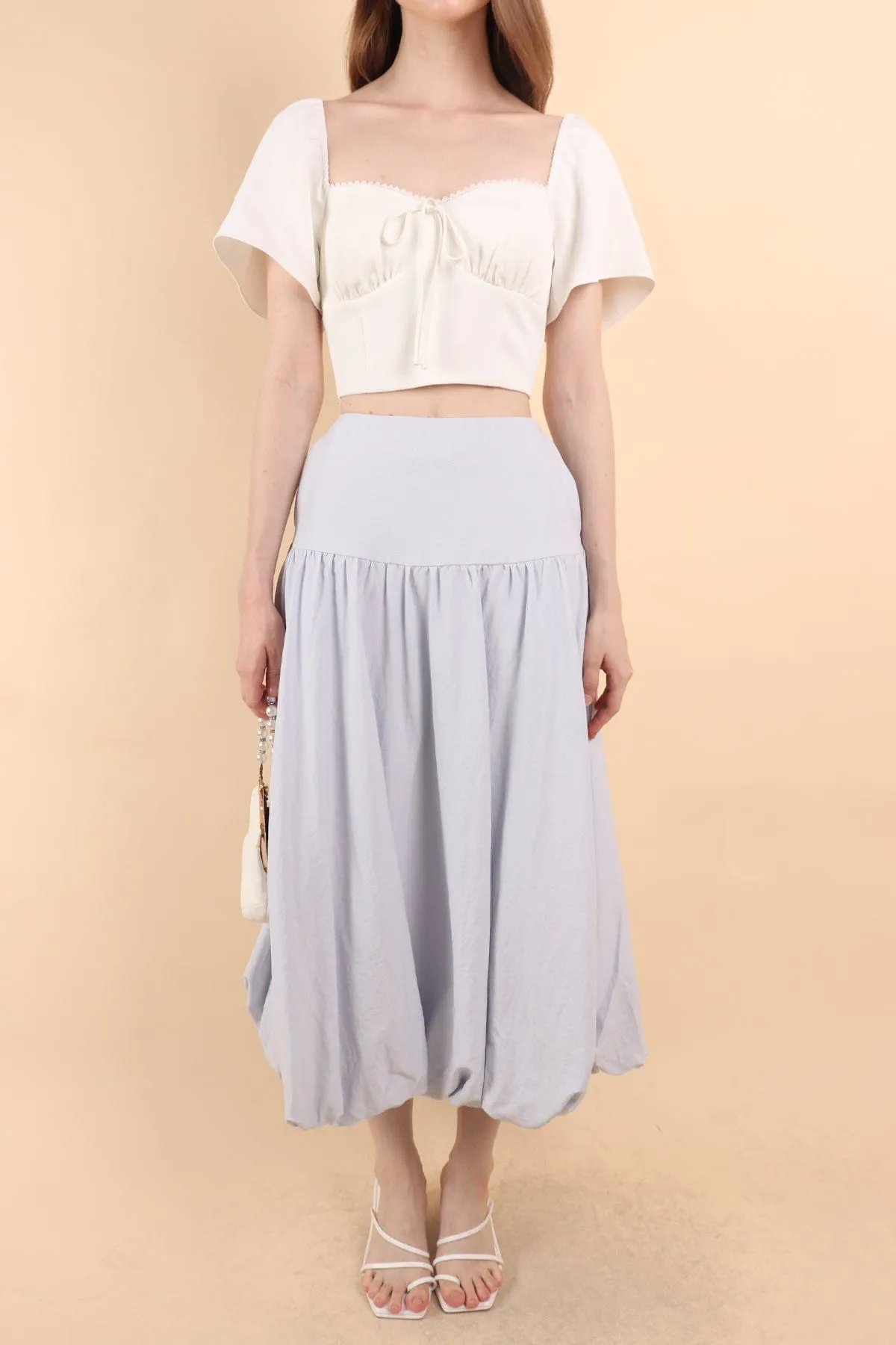 BRIA BUBBLE SKIRT IN BLUE