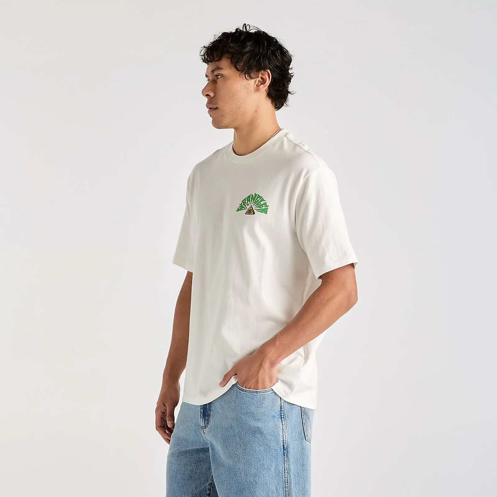 Broken Through Slacker Tee | White