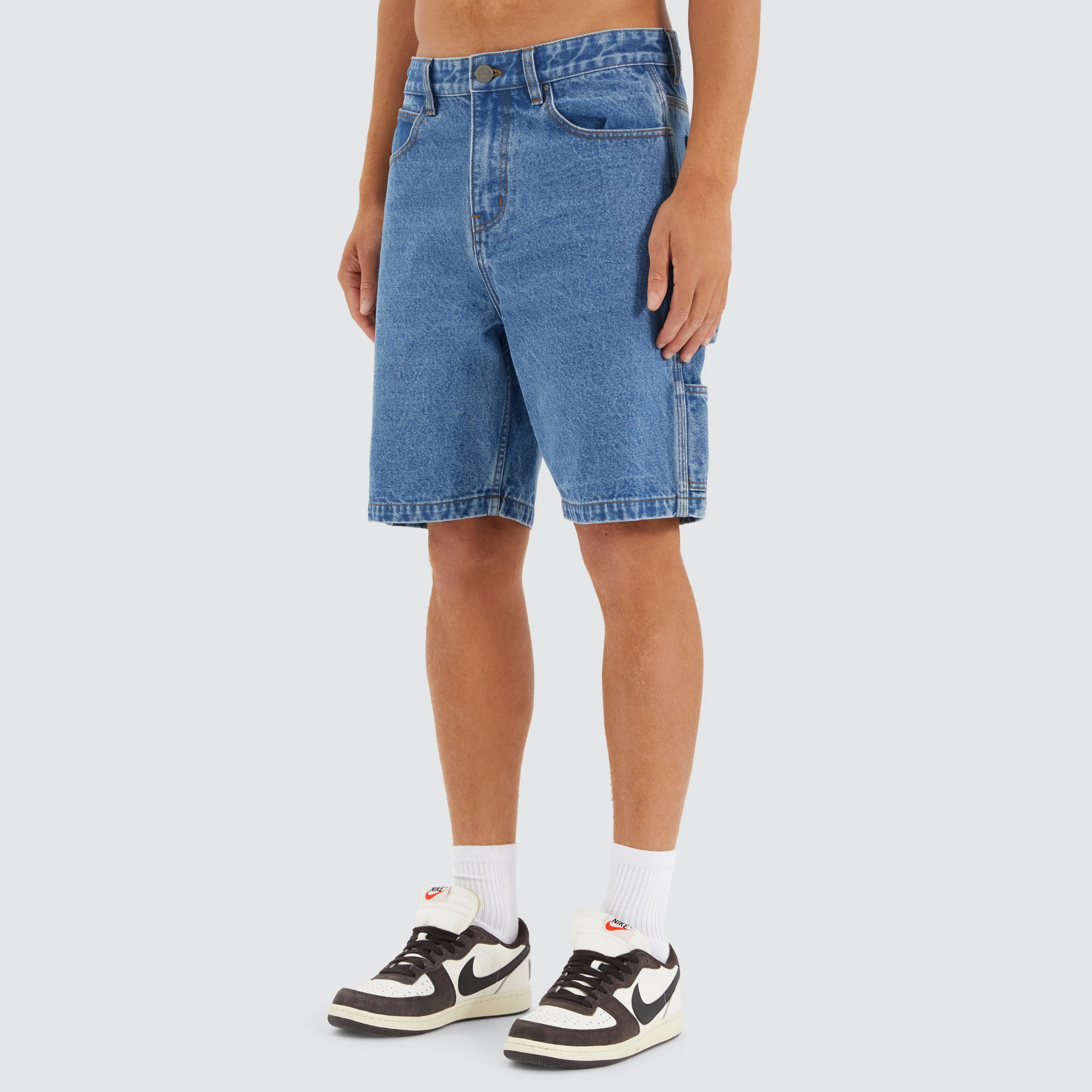 Built Carpenter Short Clean Blue
