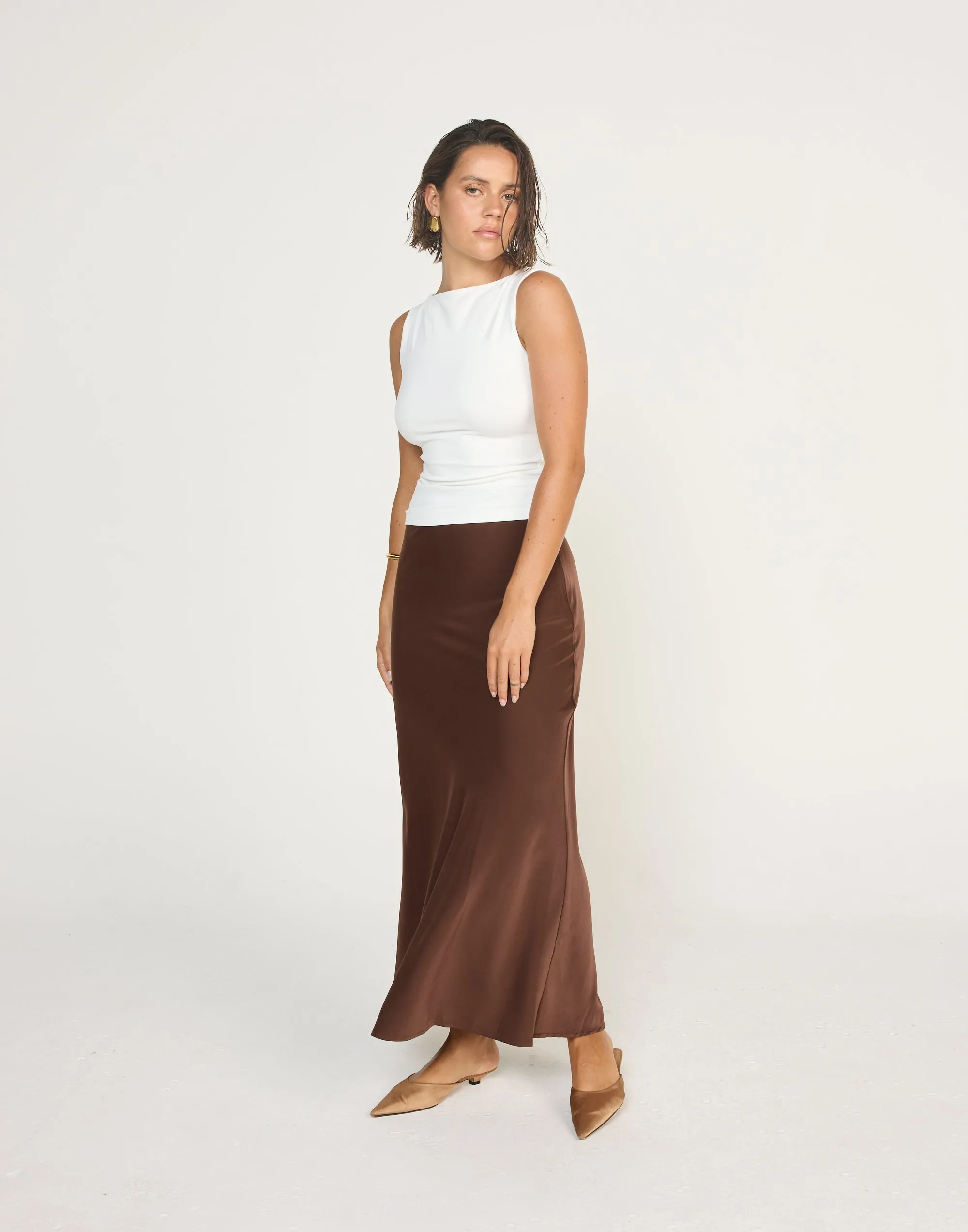 Cabaret Maxi Skirt (Cocoa)