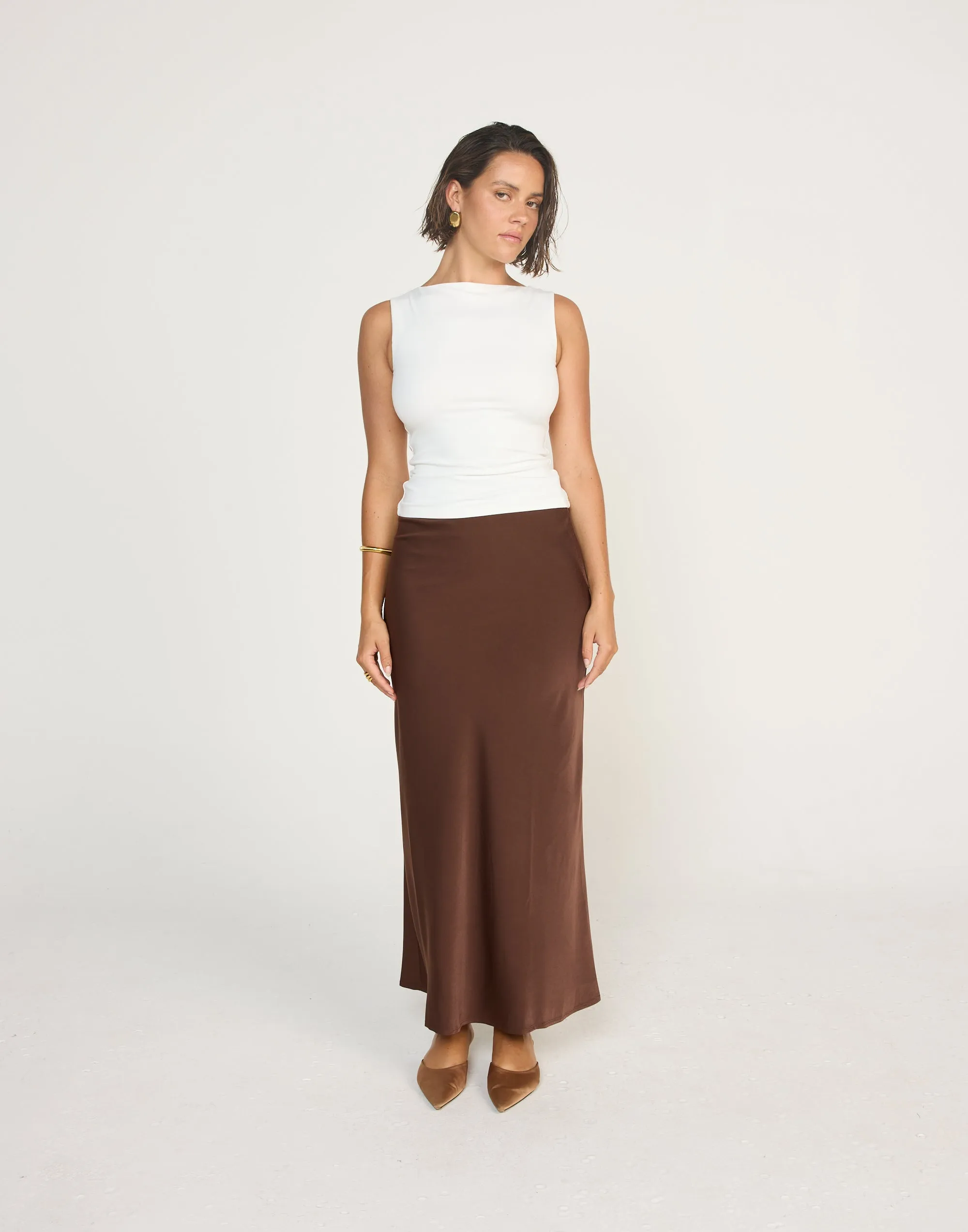 Cabaret Maxi Skirt (Cocoa)