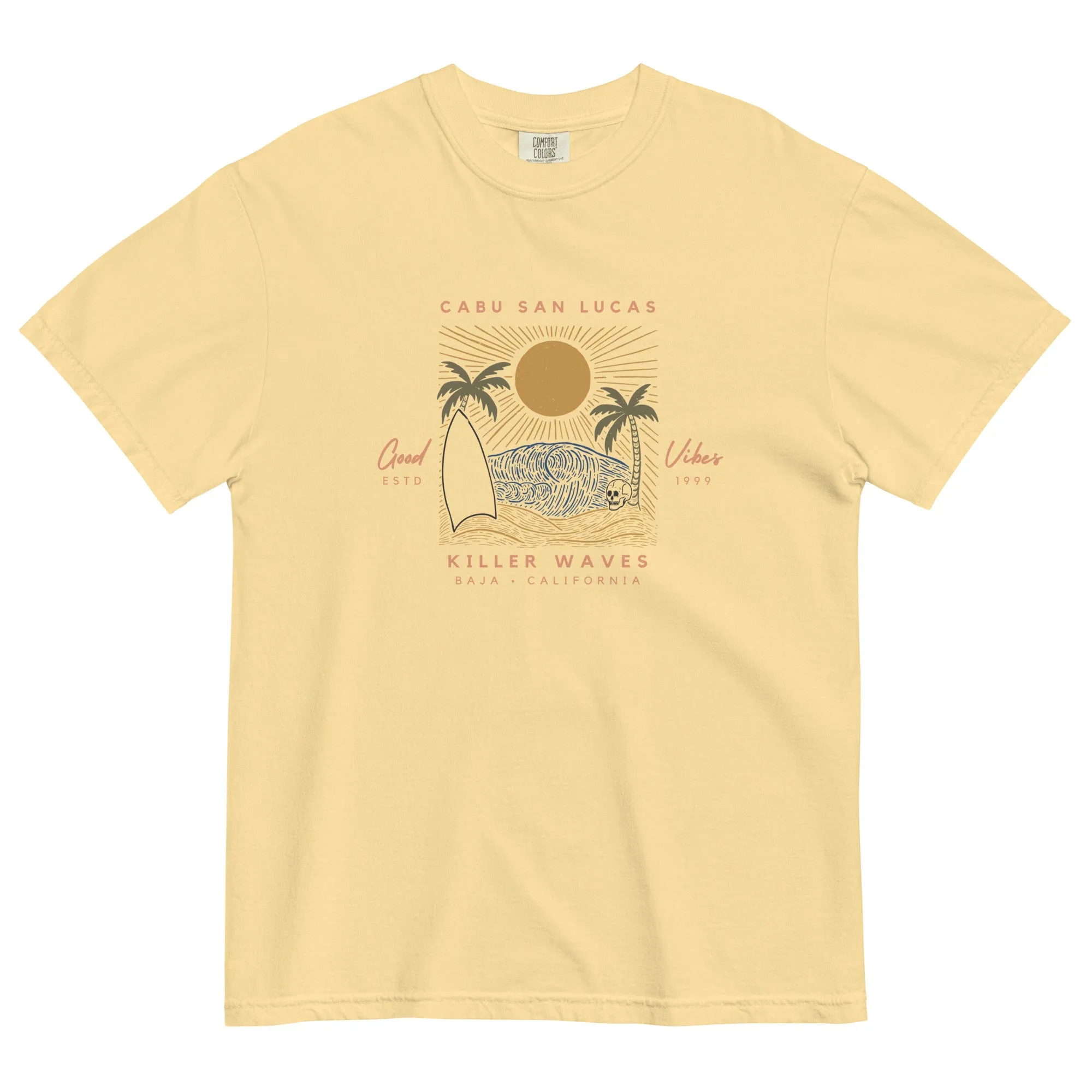 Cabu San Lucas Men's garment-dyed heavyweight t-shirt