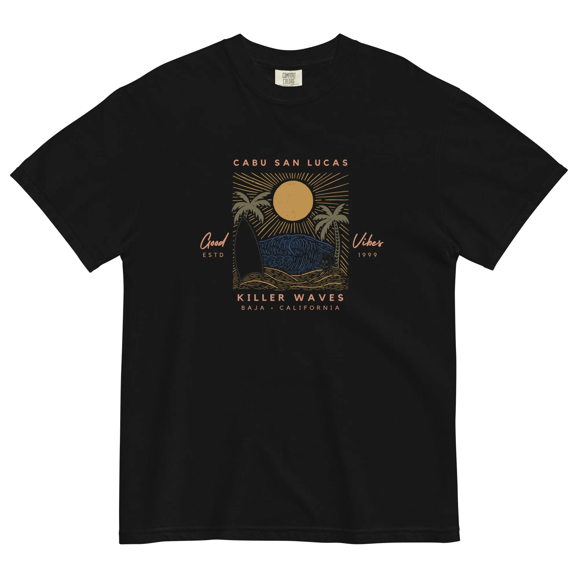 Cabu San Lucas Men's garment-dyed heavyweight t-shirt