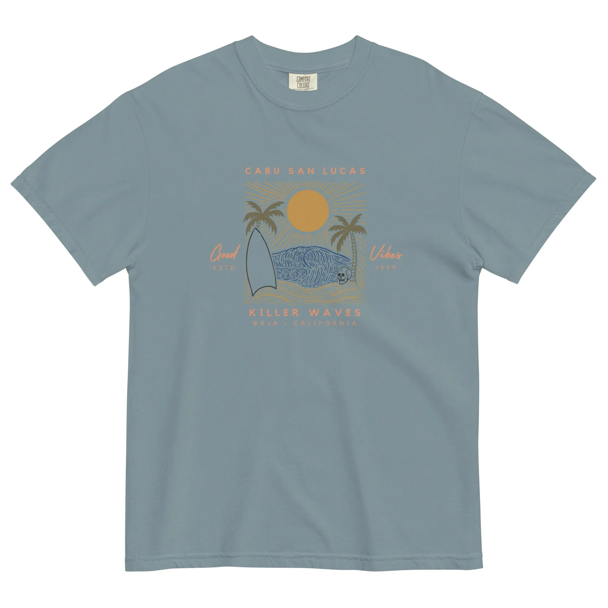 Cabu San Lucas Men's garment-dyed heavyweight t-shirt