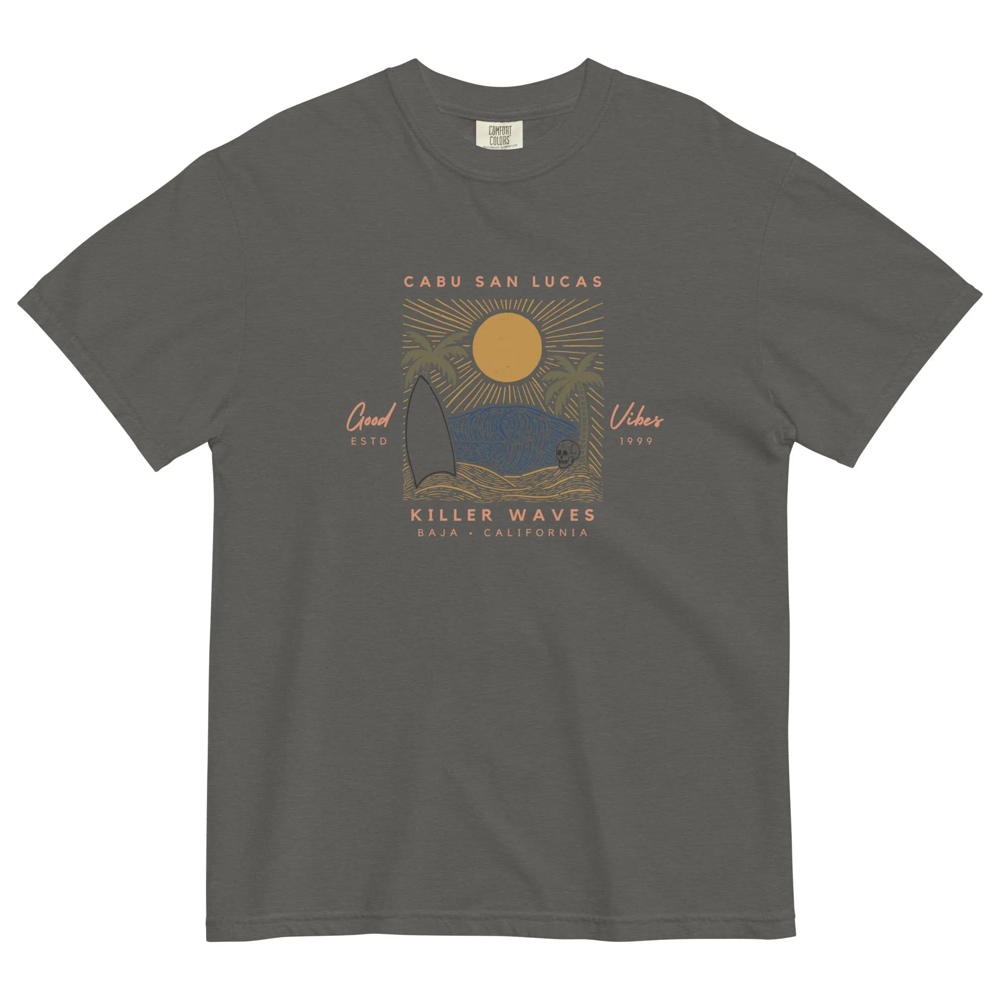 Cabu San Lucas Men's garment-dyed heavyweight t-shirt