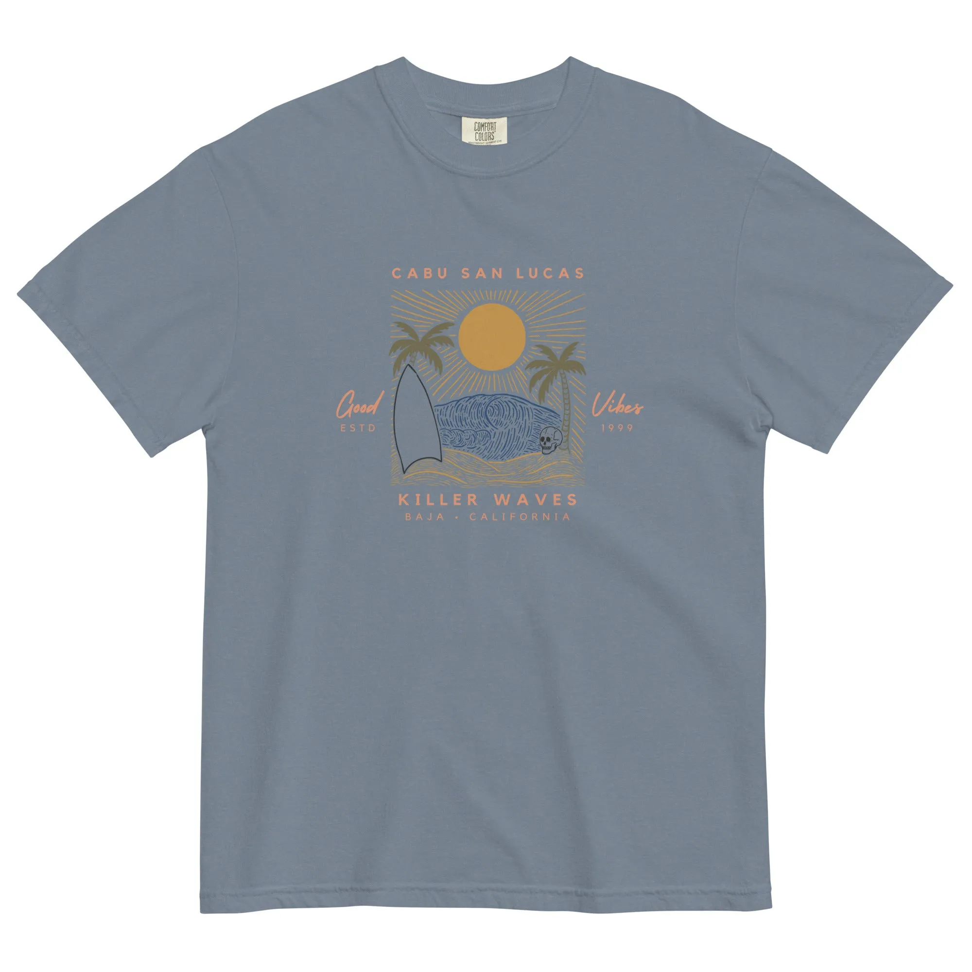 Cabu San Lucas Men's garment-dyed heavyweight t-shirt