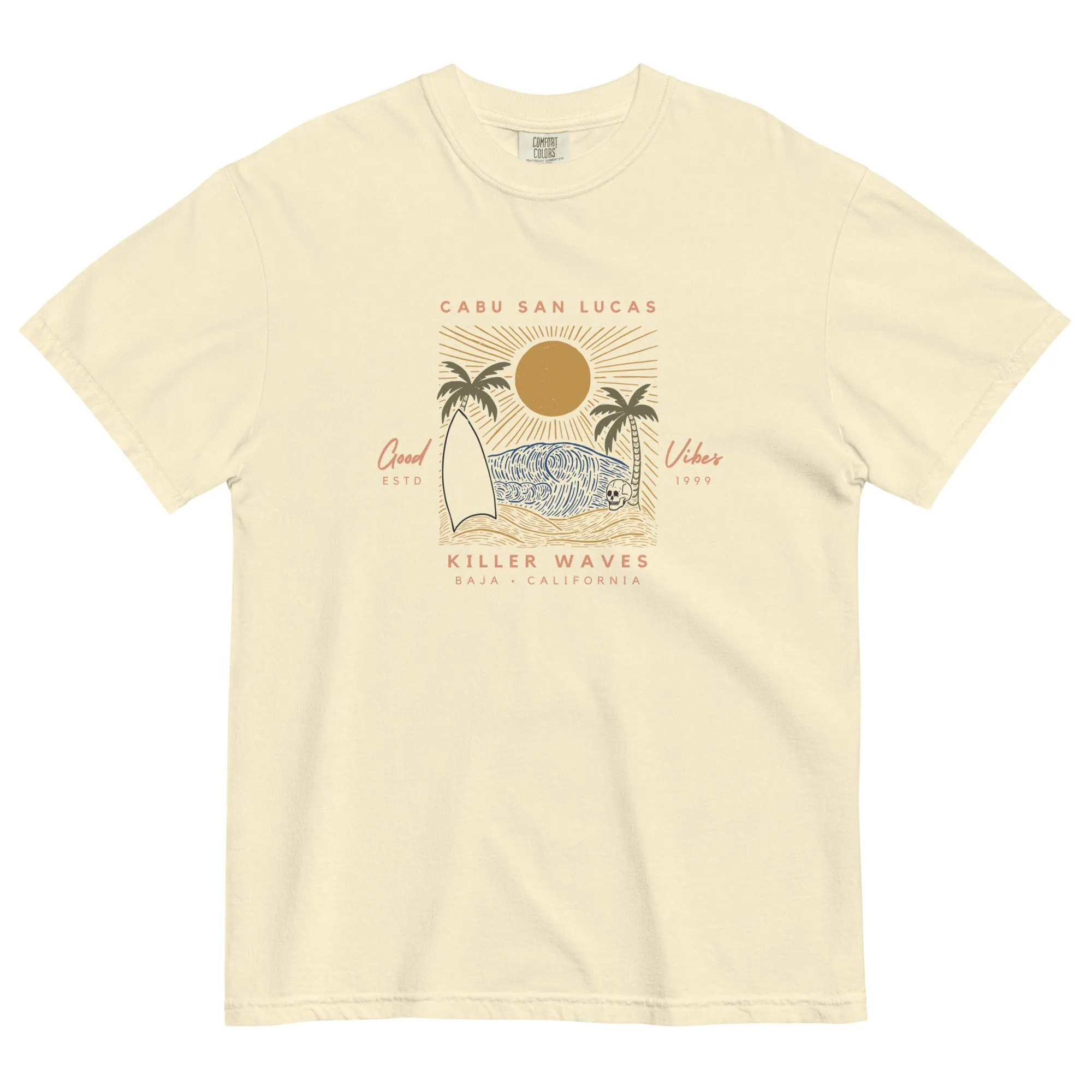 Cabu San Lucas Men's garment-dyed heavyweight t-shirt