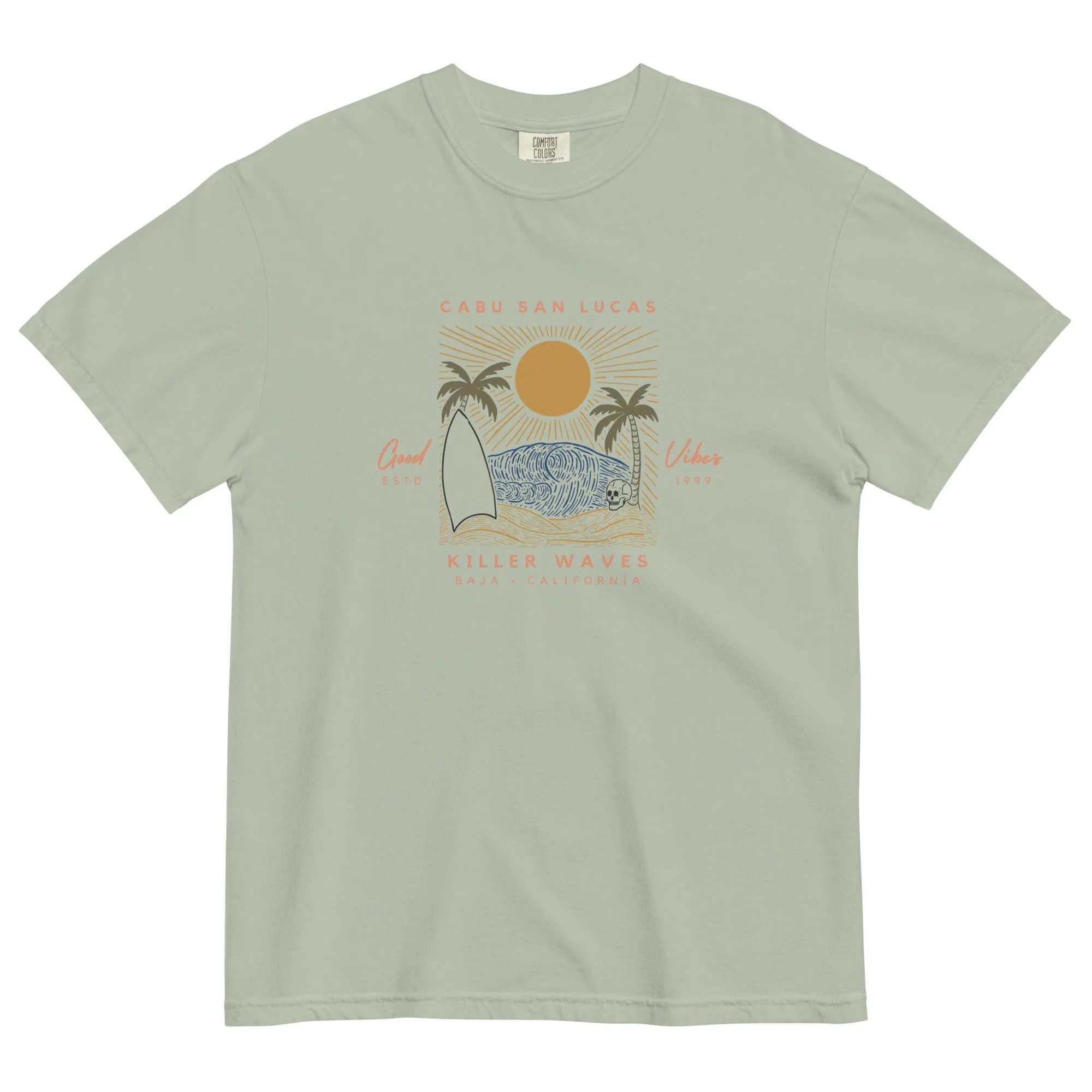 Cabu San Lucas Men's garment-dyed heavyweight t-shirt