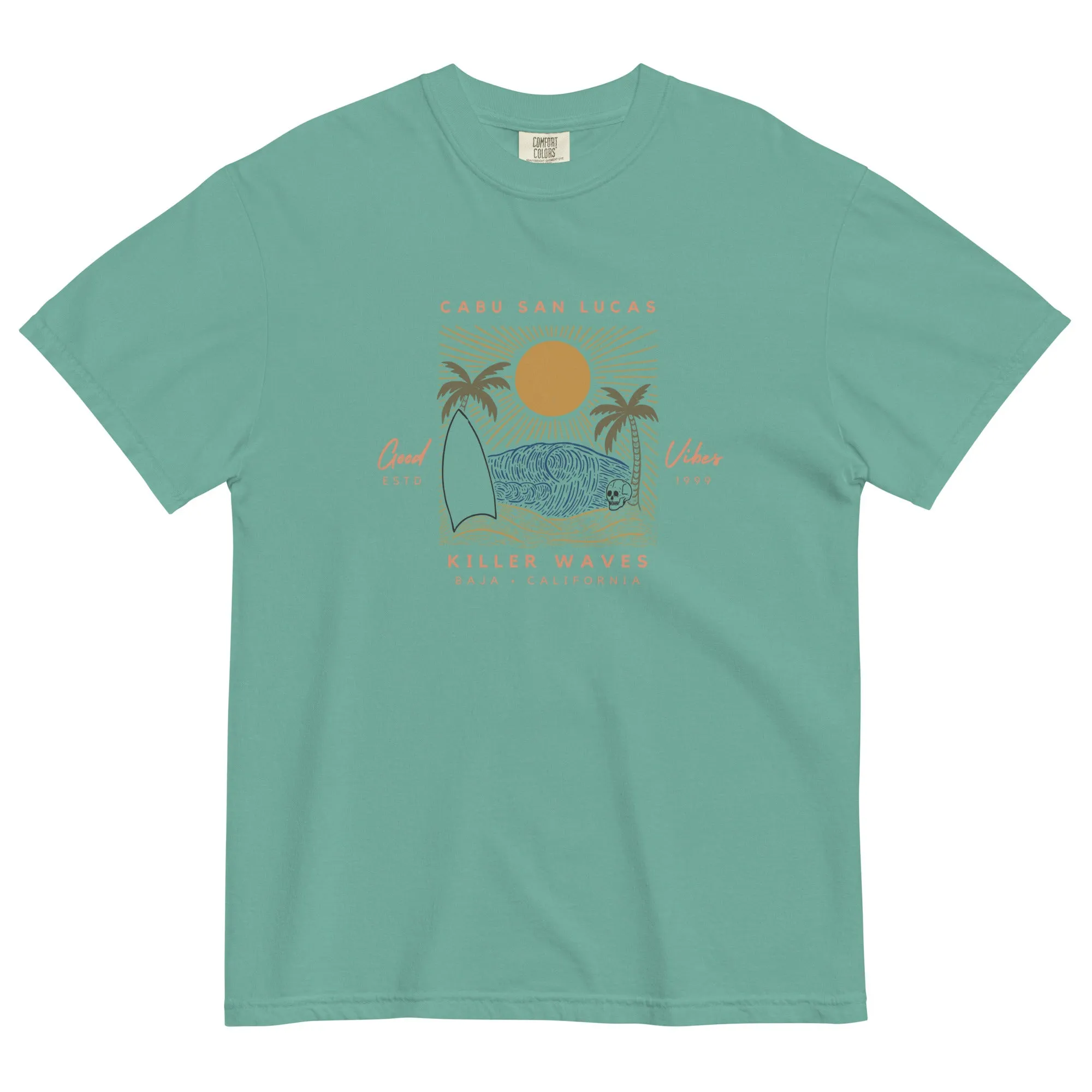 Cabu San Lucas Men's garment-dyed heavyweight t-shirt