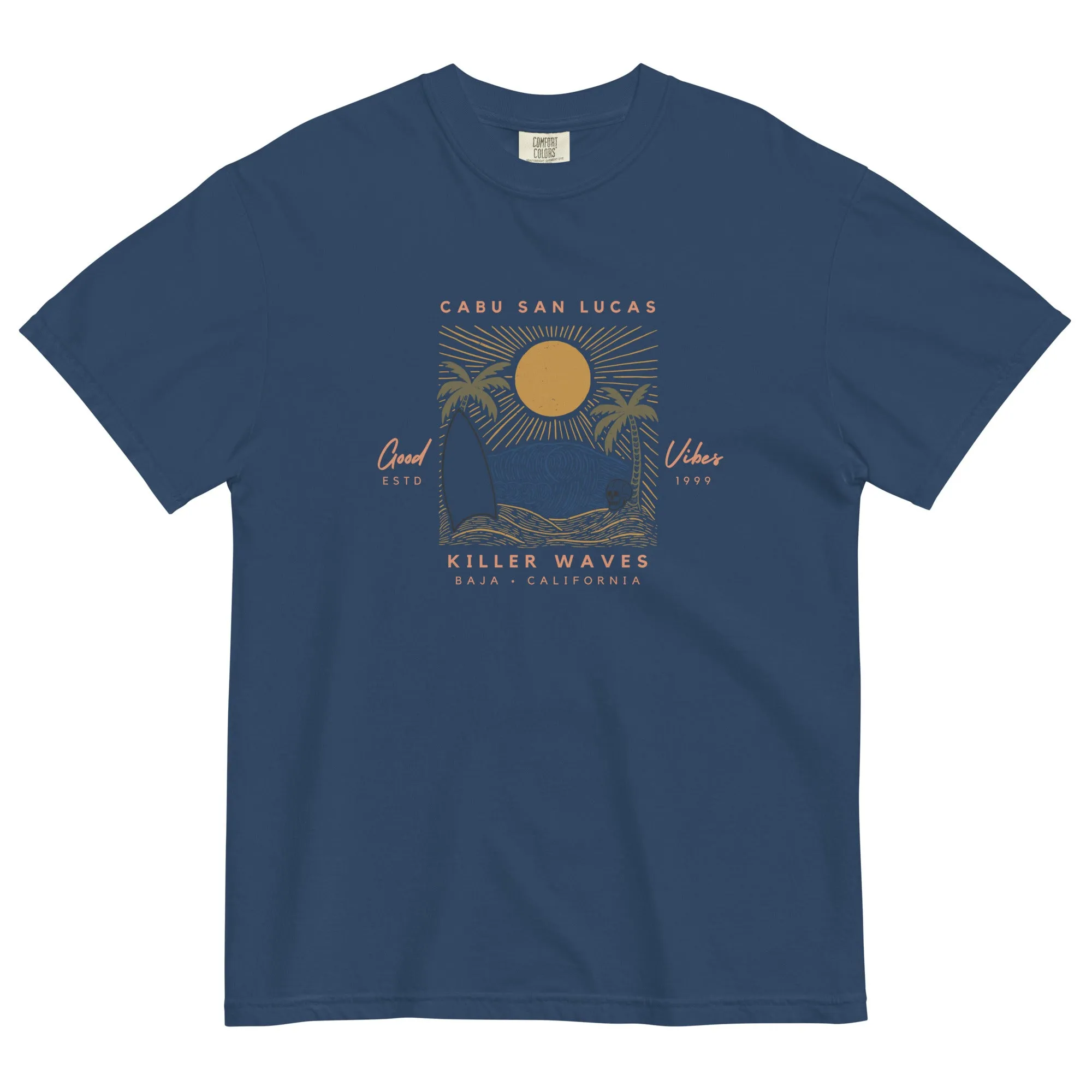 Cabu San Lucas Men's garment-dyed heavyweight t-shirt