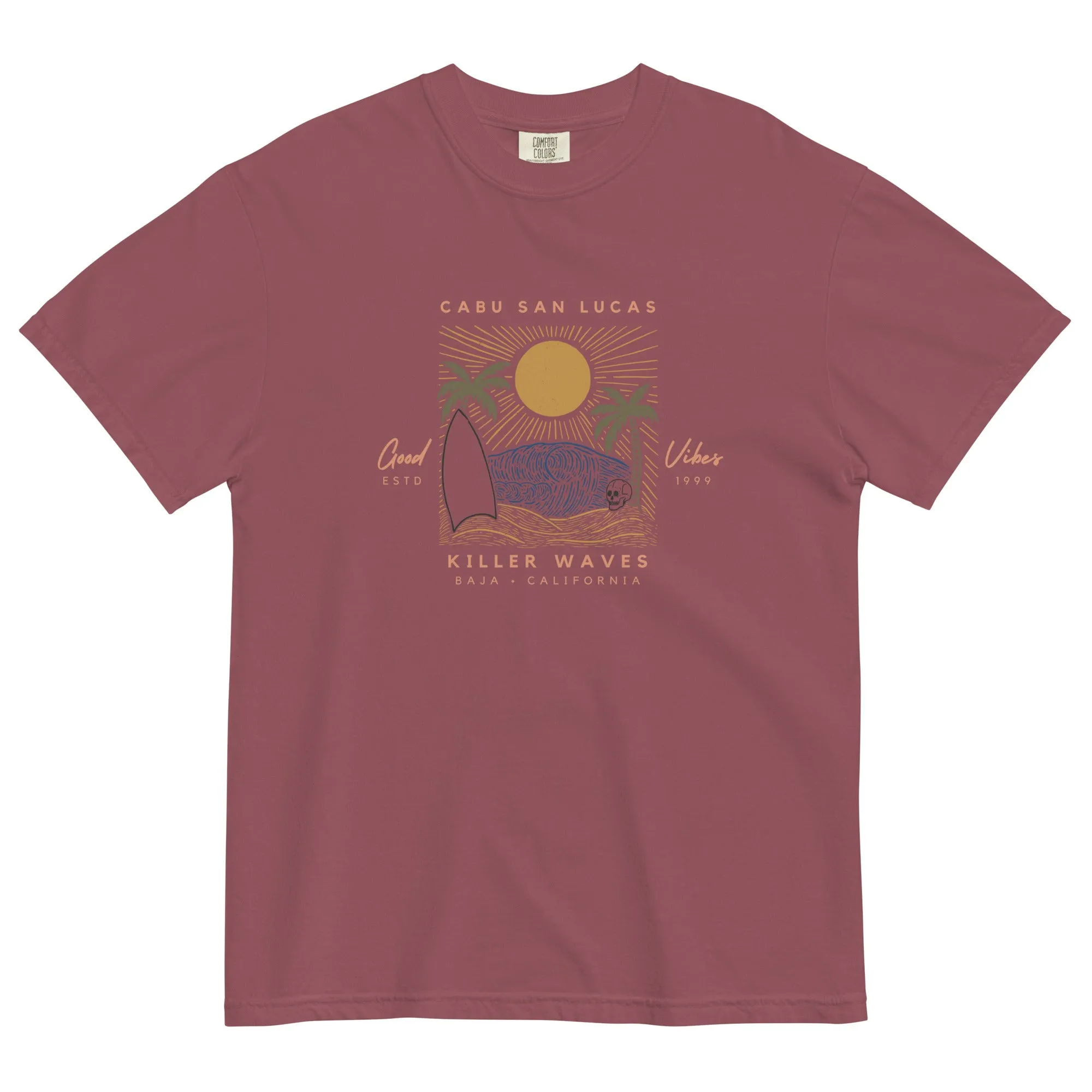 Cabu San Lucas Men's garment-dyed heavyweight t-shirt