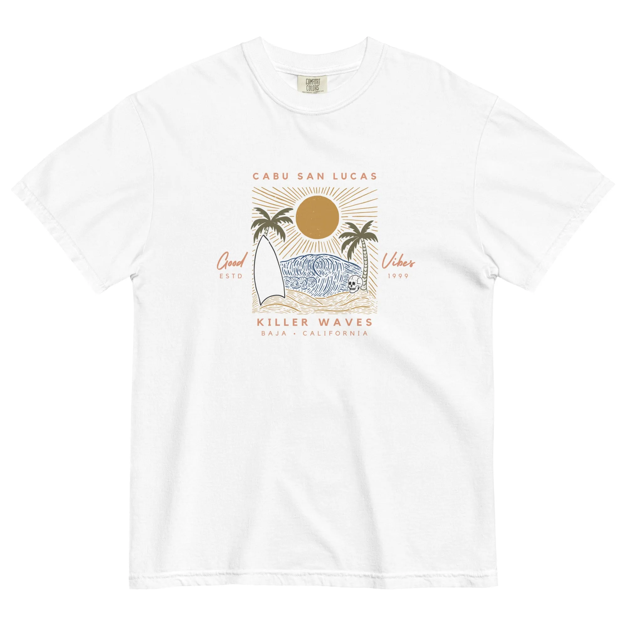Cabu San Lucas Men's garment-dyed heavyweight t-shirt