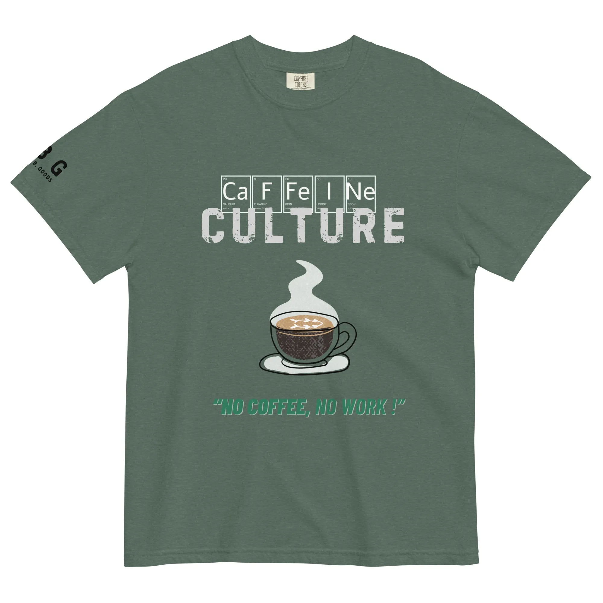 Caffeine  Culture men's  garment-dyed heavyweight t-shirt
