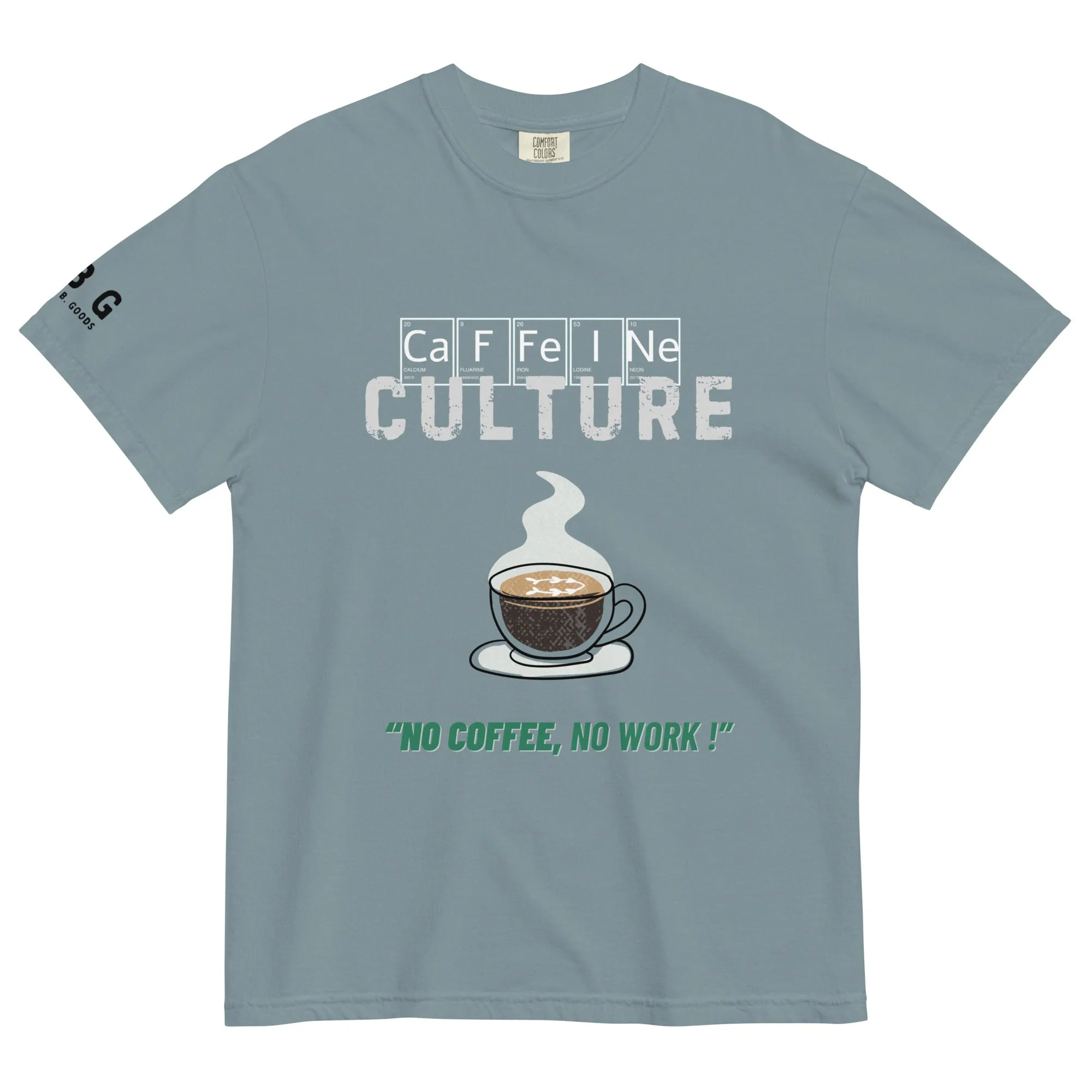 Caffeine  Culture men's  garment-dyed heavyweight t-shirt