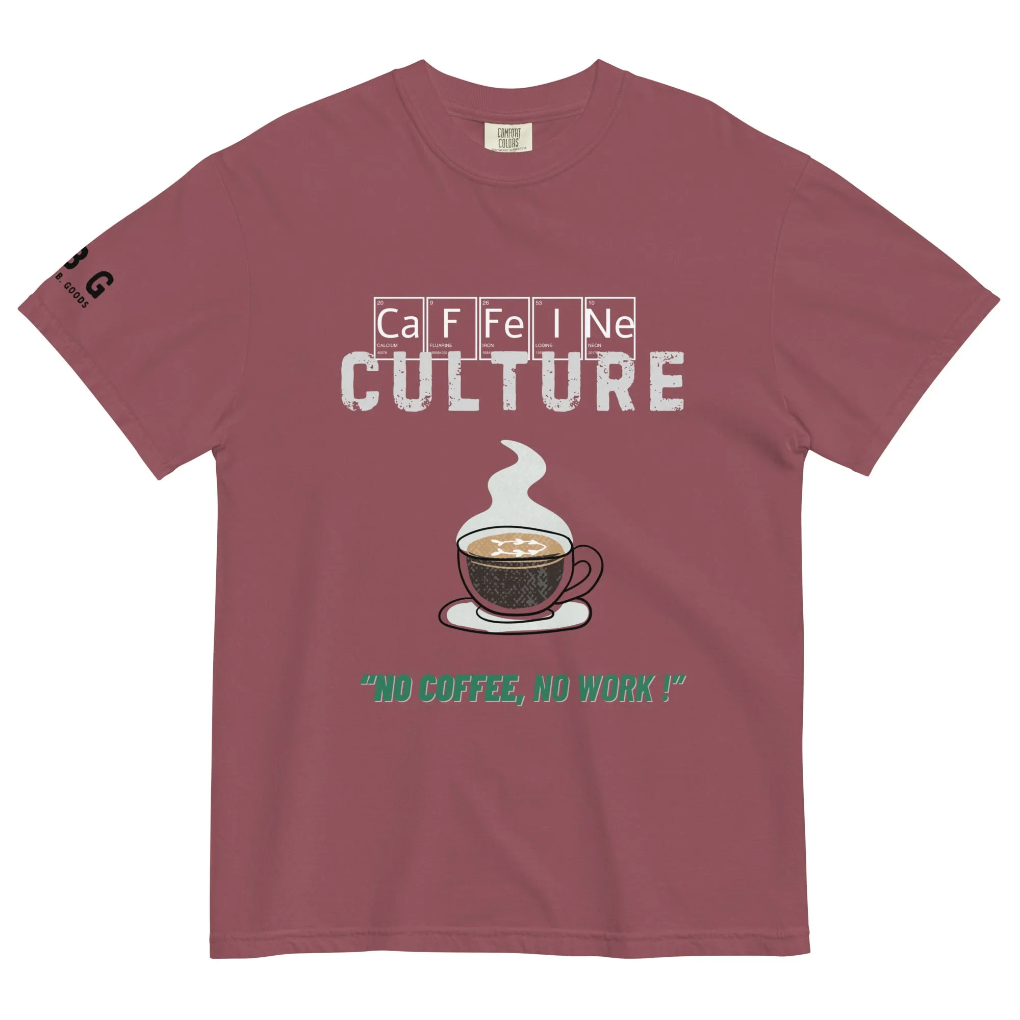 Caffeine  Culture men's  garment-dyed heavyweight t-shirt