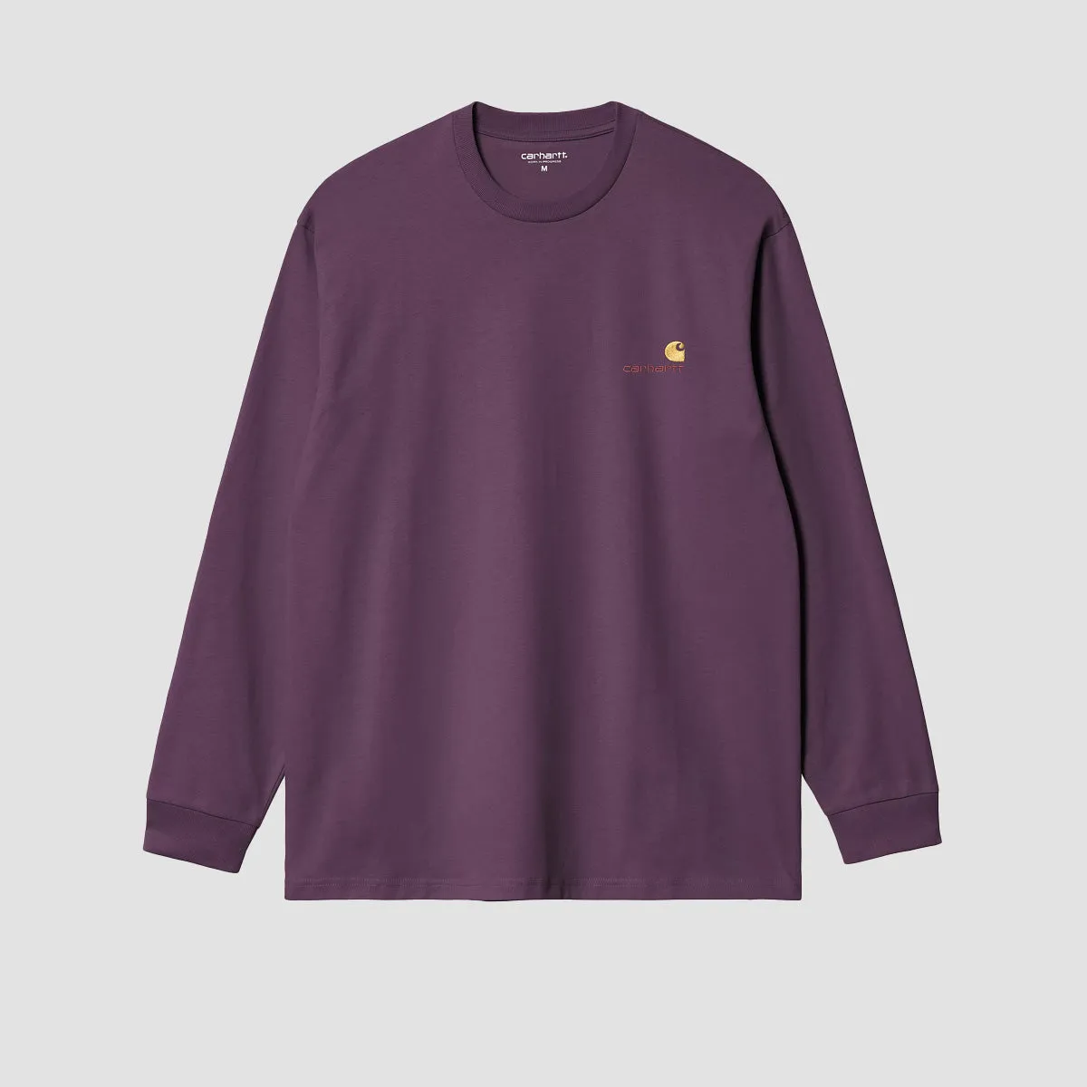 Carhartt WIP American Script Longsleeve T-Shirt Huckleberry