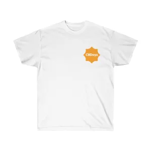 CBZ-S002 White Sun Logo Tee