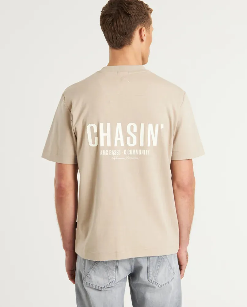 CHASIN | Mayor Loose fit T-Shirt | E20 BEIGE