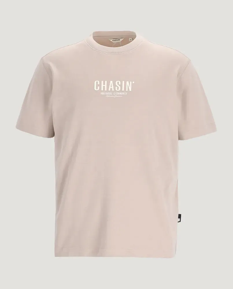 CHASIN | Mayor Loose fit T-Shirt | E20 BEIGE