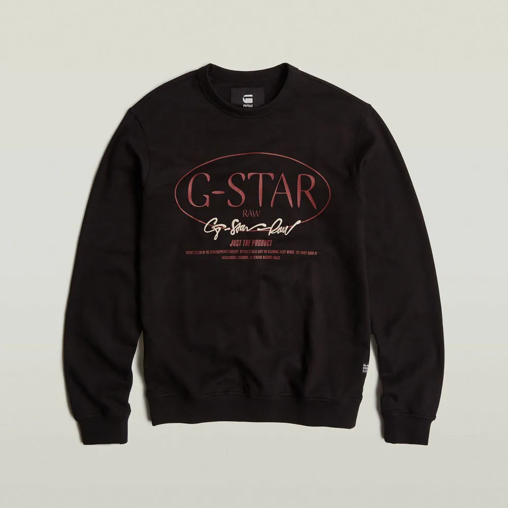 Circle Sweat Top - Black