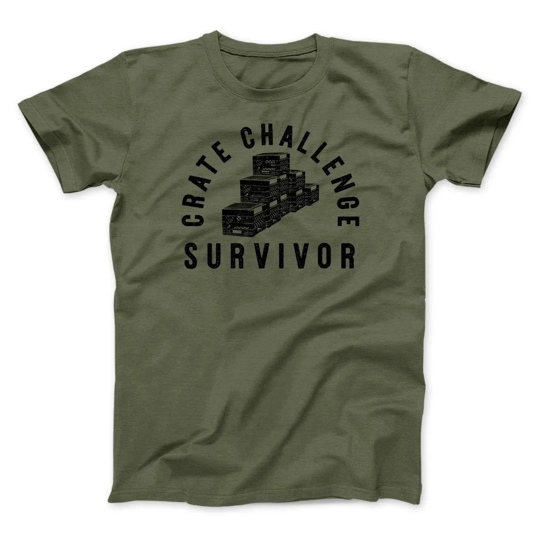 Crate Challenge Survivor 2021 Funny Men/Unisex T-Shirt
