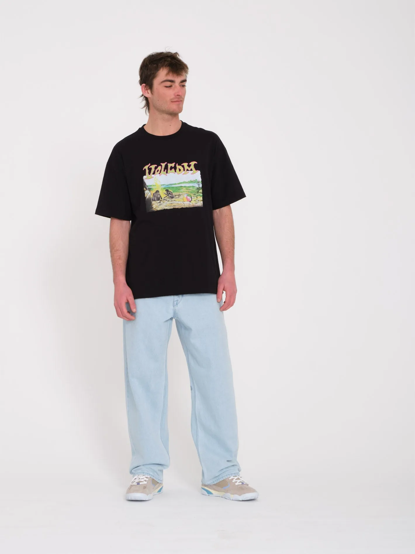Crossworld T-shirt - BLACK