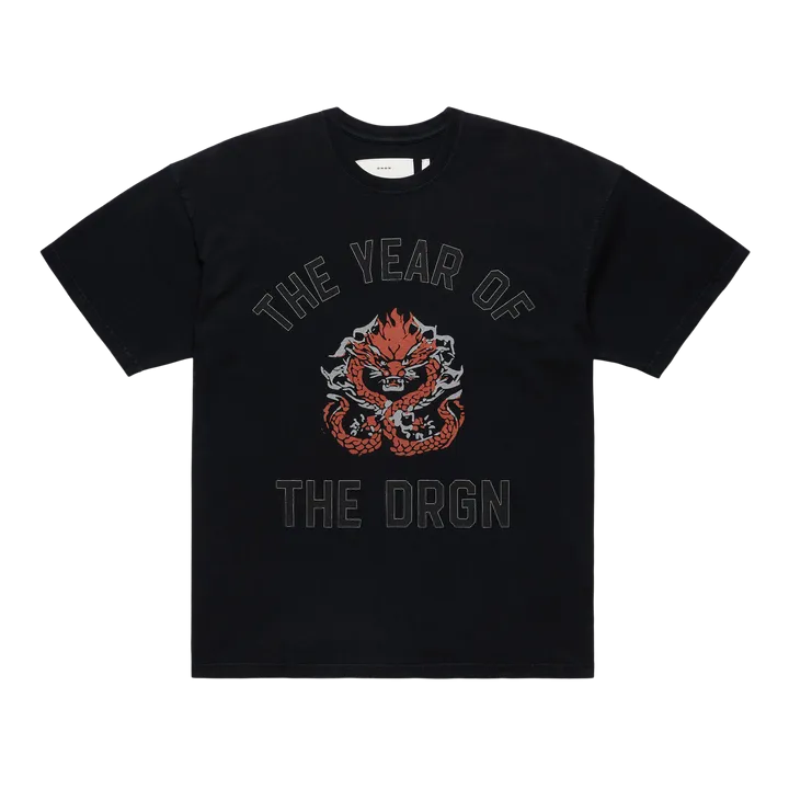 D-R-G-N Lunar Tee Faded Black