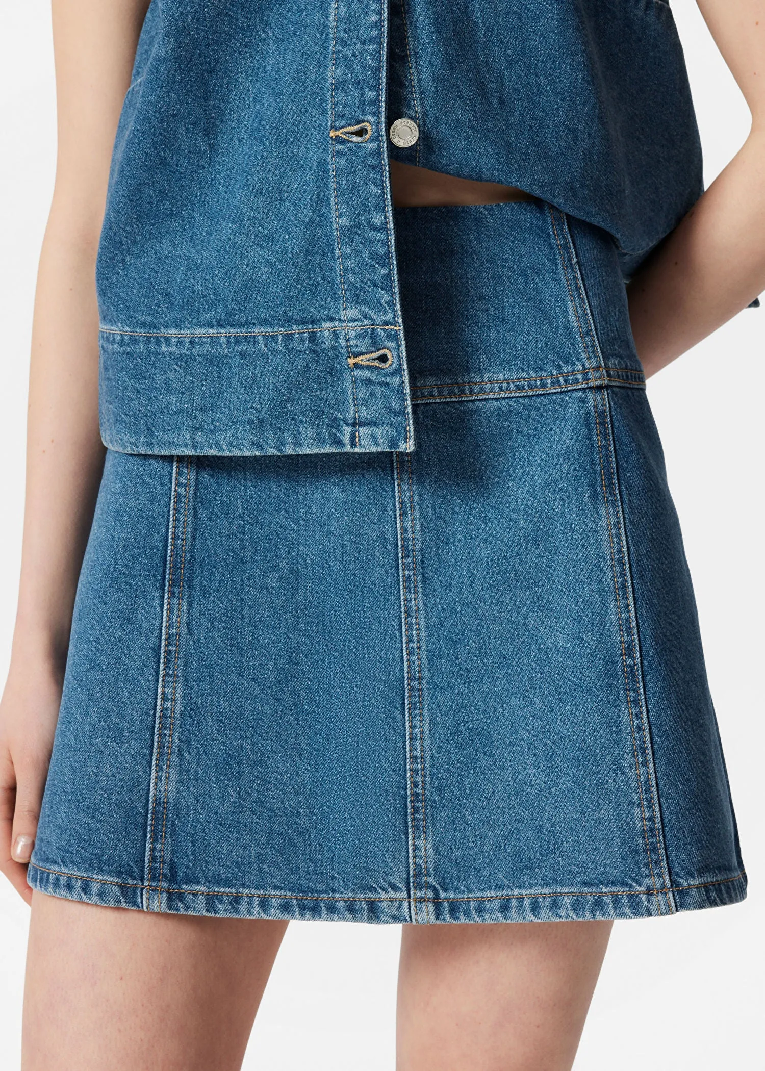 Denim Mini Skirt