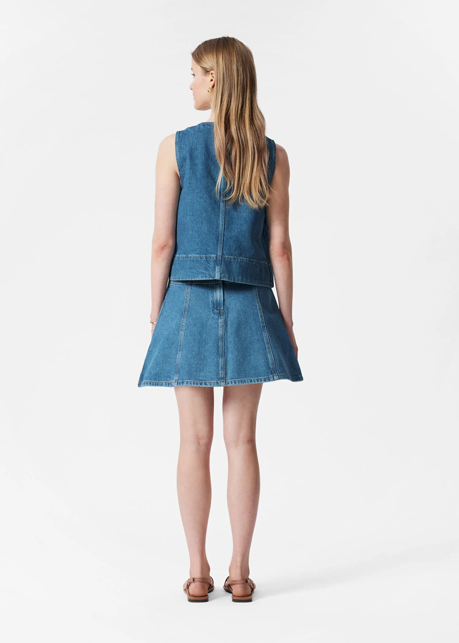 Denim Mini Skirt