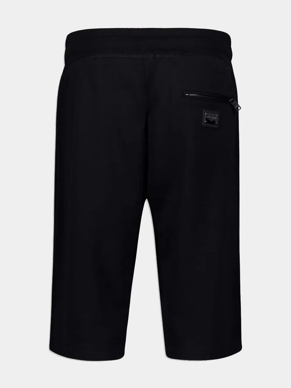 DG Essentials Logo-Plaque Jersey Shorts