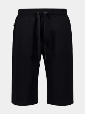 DG Essentials Logo-Plaque Jersey Shorts