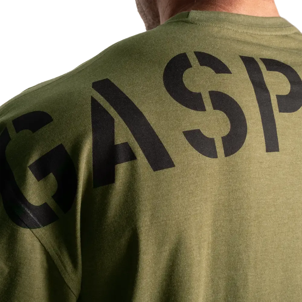 Division Iron Tee - Army Green Melange