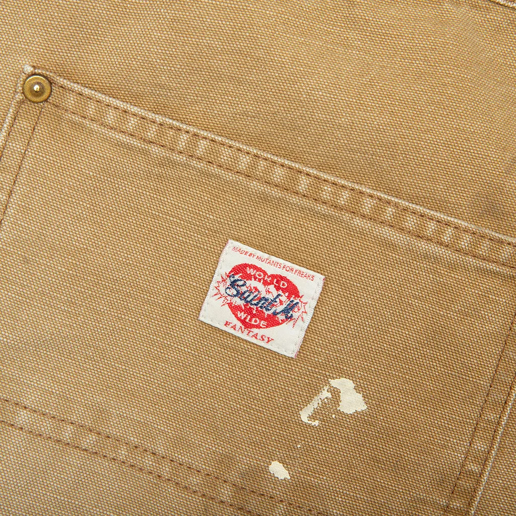 Double Knee Shorts - Beige