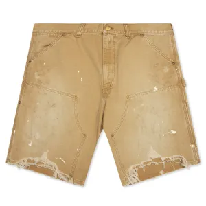 Double Knee Shorts - Beige