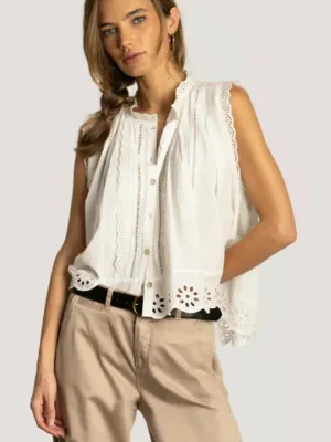 Dylan Malia Top in White