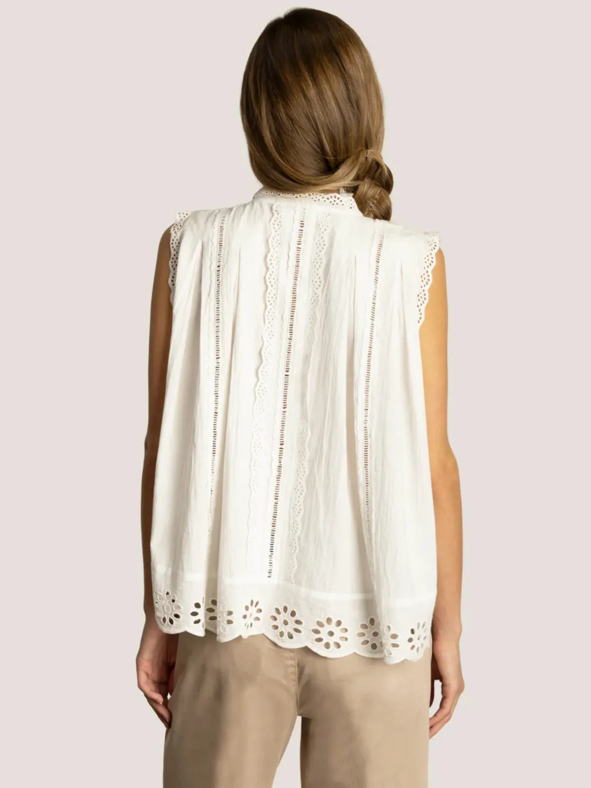 Dylan Malia Top in White