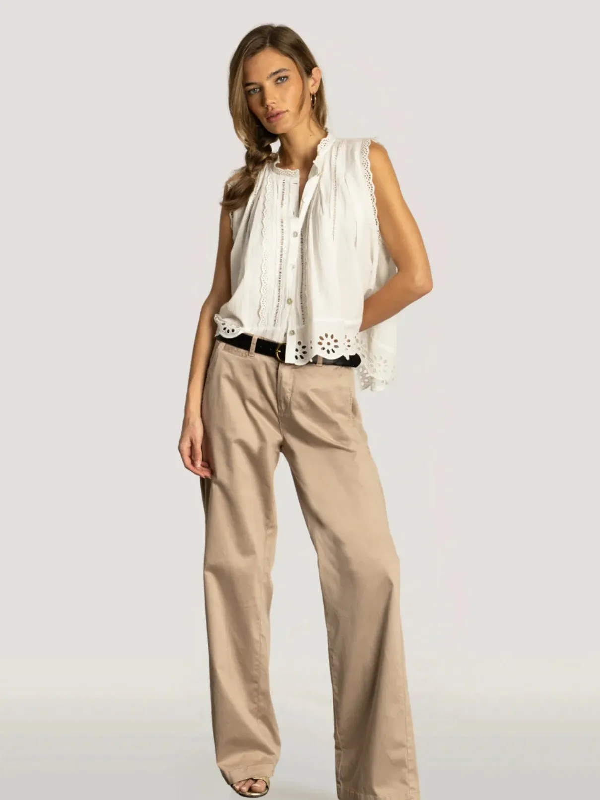 Dylan Malia Top in White