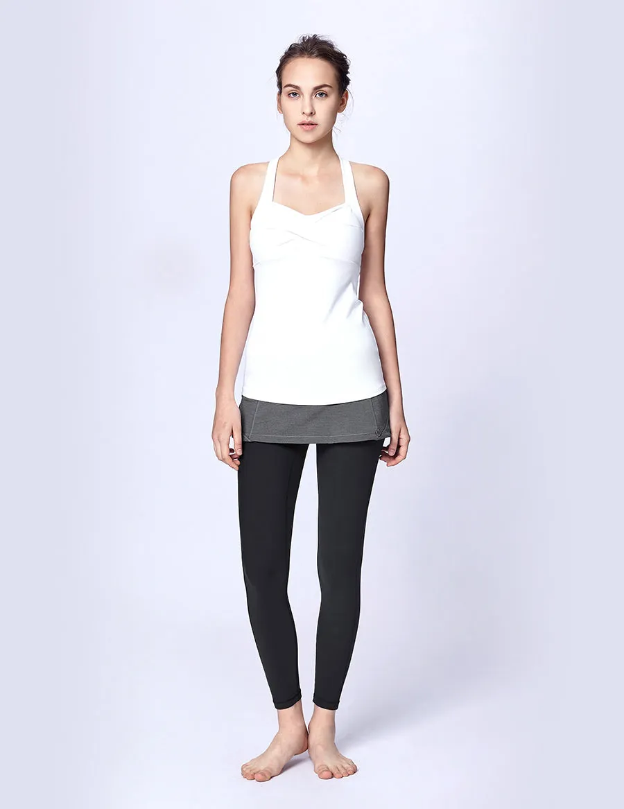 easyoga LA-VEDA Multipro Denim Lithe  Athleisure Pantskirt - J03 Jeans Black
