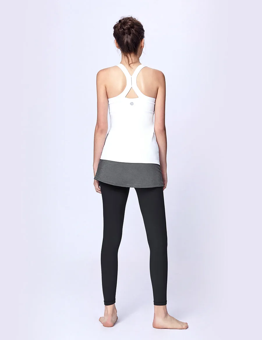 easyoga LA-VEDA Multipro Denim Lithe  Athleisure Pantskirt - J03 Jeans Black